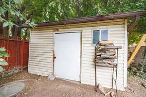 View of shed