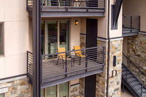 View of deck