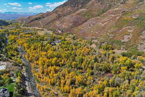 View of mountain background