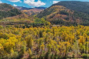 View of mountain background