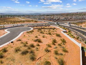 Drone / aerial view of mountains