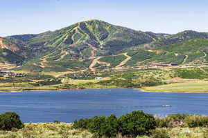 Water view featuring a mountain backdrop