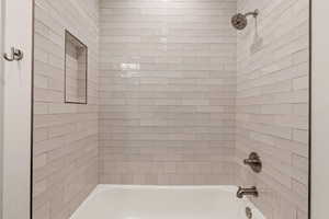 Full bath with bathtub / shower combination