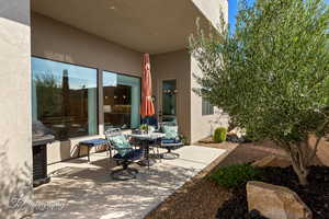 View of patio / terrace with grilling area