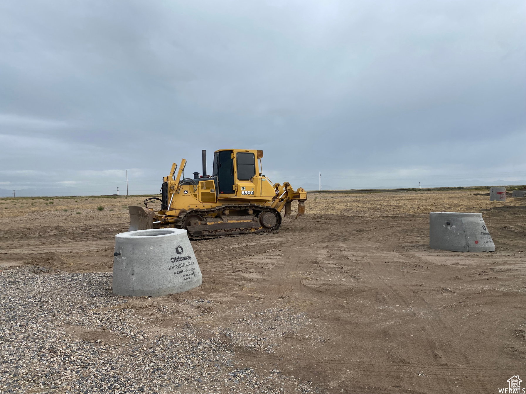 Exterior view of a pad mount transformer