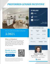 View of marketing collateral with multiple images