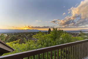 View from the balcony out of the master bedroom