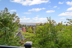 View of mountain background