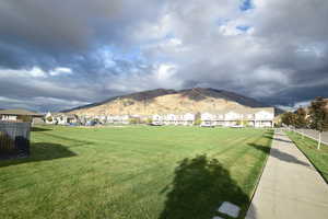View of home's community featuring a mountain view and a residential view