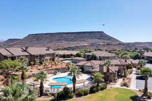 Aerial view of mountains