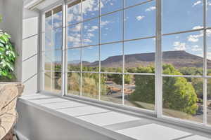 View of mountain backdrop