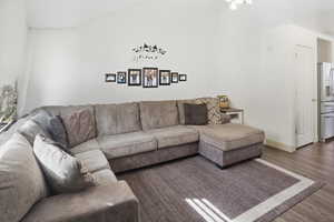 Living room with LVP Flooring