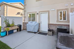 View of patio / terrace featuring grilling area