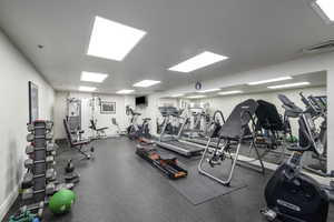 View of exercise room