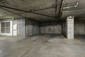 View of parking garage
