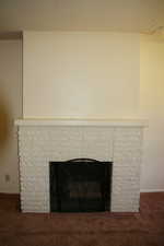 Fireplace South Unit Upstairs