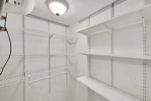 View of spacious closet