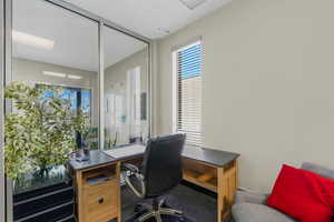 Office featuring carpet floors