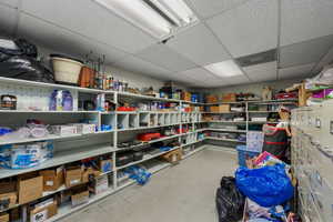 View of storage area