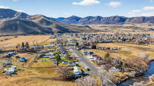 Aerial view of mountains