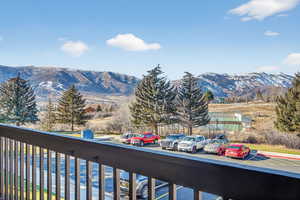 View of mountain background