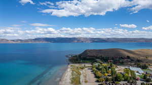 Water view with mountains and nearby beach