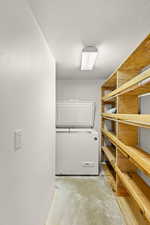 Storage with washer / clothes dryer