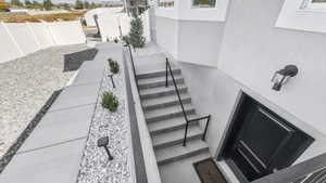 View of stairway
