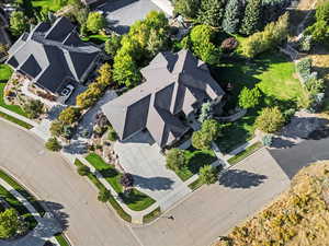 Aerial view of property's location