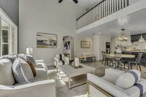 Great room off kitchen