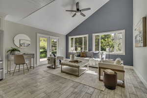 Great room off kitchen