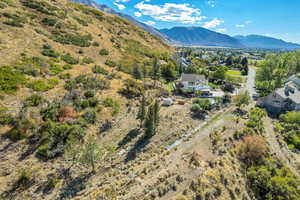 Aerial view of mountains