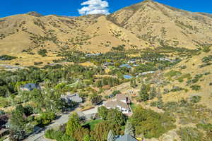 View of mountain background