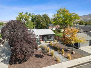 View of front of property with driveway