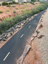 View of asphalt road