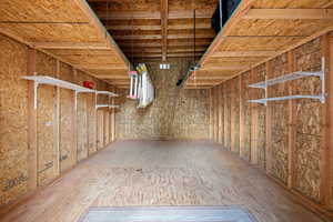 View of storage room