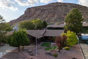 View of mountain background