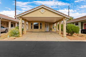 View of front of property