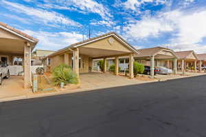 Side view of exterior