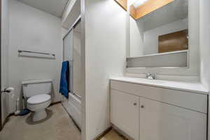 Upstairs bathroom with double vanities