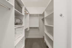 View of spacious closet