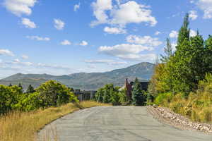 View of mountain backdrop