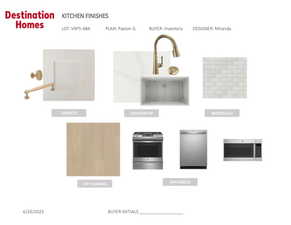 View of marketing collateral with multiple images