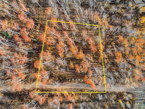 View of property location with property parcel outlined