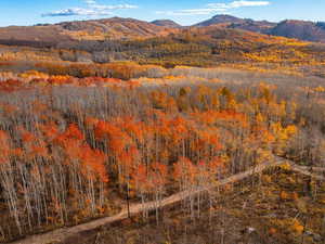 View of mountain background