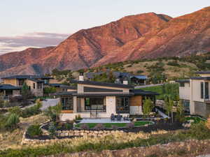 View of mountain background