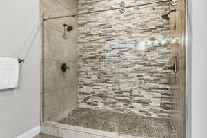 Full bath with a stall shower