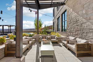 View of building lobby