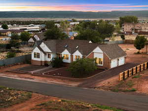 Aerial view of property and surrounding area