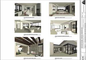 View of marketing collateral with multiple images